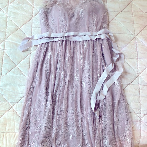 BHLDN hitherto lace Cecilia special occasion bridesmaid lace dress size 2 - Picture 5 of 11